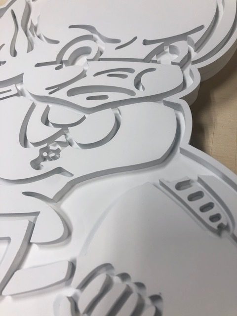 Custom Laser Cut 3D Signage for Cleveland Browns